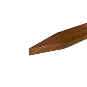 Hardwood Peg against white background