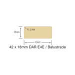 42x18x5400 Pre-primed External Balustrade H3 - Image 3