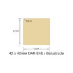 42x42x5400 Pre-primed External Balustrade H3 - Image 3