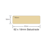 62x18x5400 Pre-primed External Balustrade H3 - Image 3