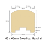 66x66x5400 Pre-primed External Breadloaf H3 - Image 3