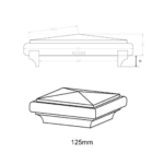 Pyramid Post Cap - Treated - Image 5