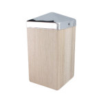 90mm Metal Post Cap Black Pyramid - Image 3