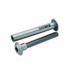 Concealed Thread Bolt Galvanised against white background