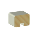 66x42x5400 Pre-primed External Mid Rail Rebated H3 - Image 2