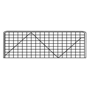 N-Stay Steel Farm Gate illustration against white background