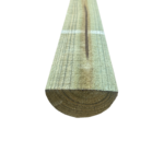 Pine Log Half Round CCA H4 100mm - Image 2