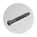 10Gx40 Modwood Metal Decking Screw 410SS Charwood against white background