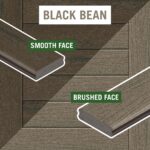 ModWood Decking Colour and Face Swatch Black Bean