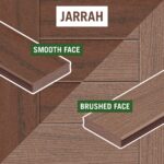ModWood Decking Colour and Face Swatch Jarrah