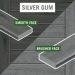 ModWood Decking Colour and Face Swatch Silver Gum