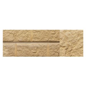Sample of Qpro Paperbark sandstone block concrete sleeper