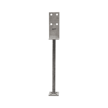 "110x110 T Blade Post Support - 600x35 Leg Stainless"
