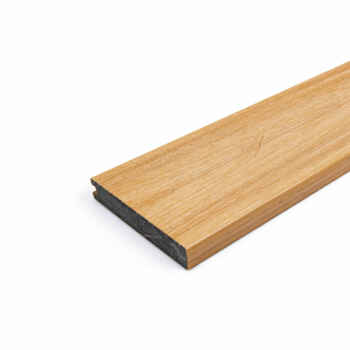 "NewTechWood Commercial Grooved Edge \/ Solid Edge Solid Deck Board"