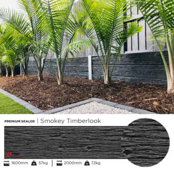 "200x75 Smokey Timber Look Concrete Sleepers"