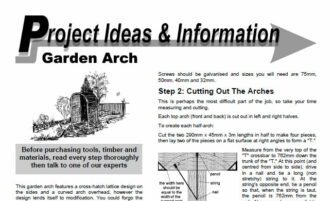 "How to build a Garden Arch"