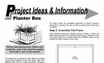 "How to build a Timber Planter Box"