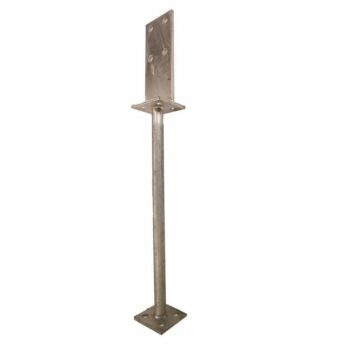 "80x80 T Blade Post Support - 600x35 Leg Stainless"