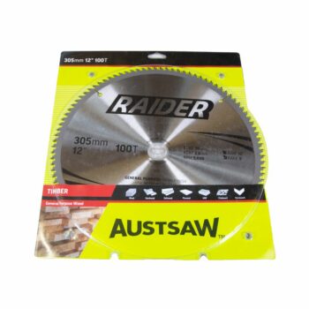 "Austsaw Raider Timber Blade 305mm x30 Bore x100 T"